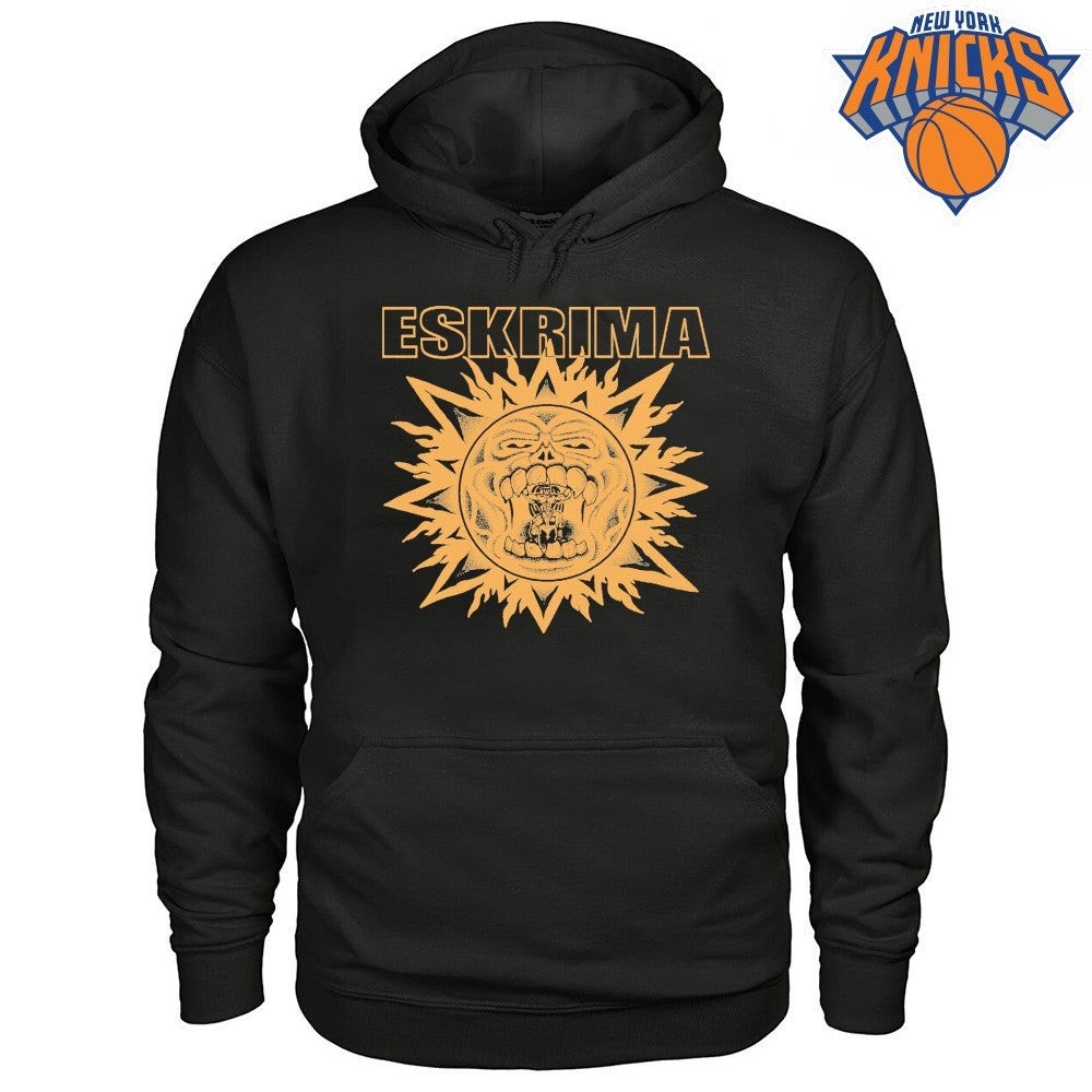 Eskrima Sun Face Skeleton Warrior Bodybuilder Fitness Gym Workout Shirt