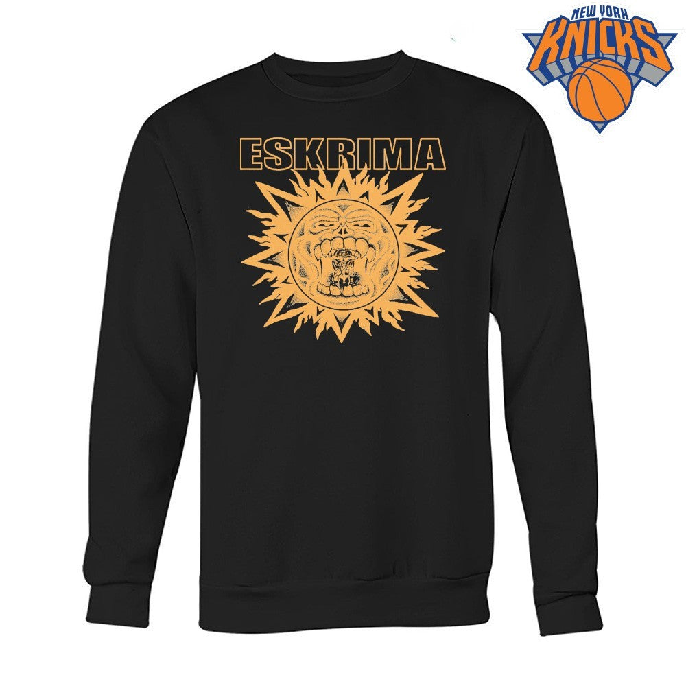 Eskrima Sun Face Skeleton Warrior Bodybuilder Fitness Gym Workout Shirt