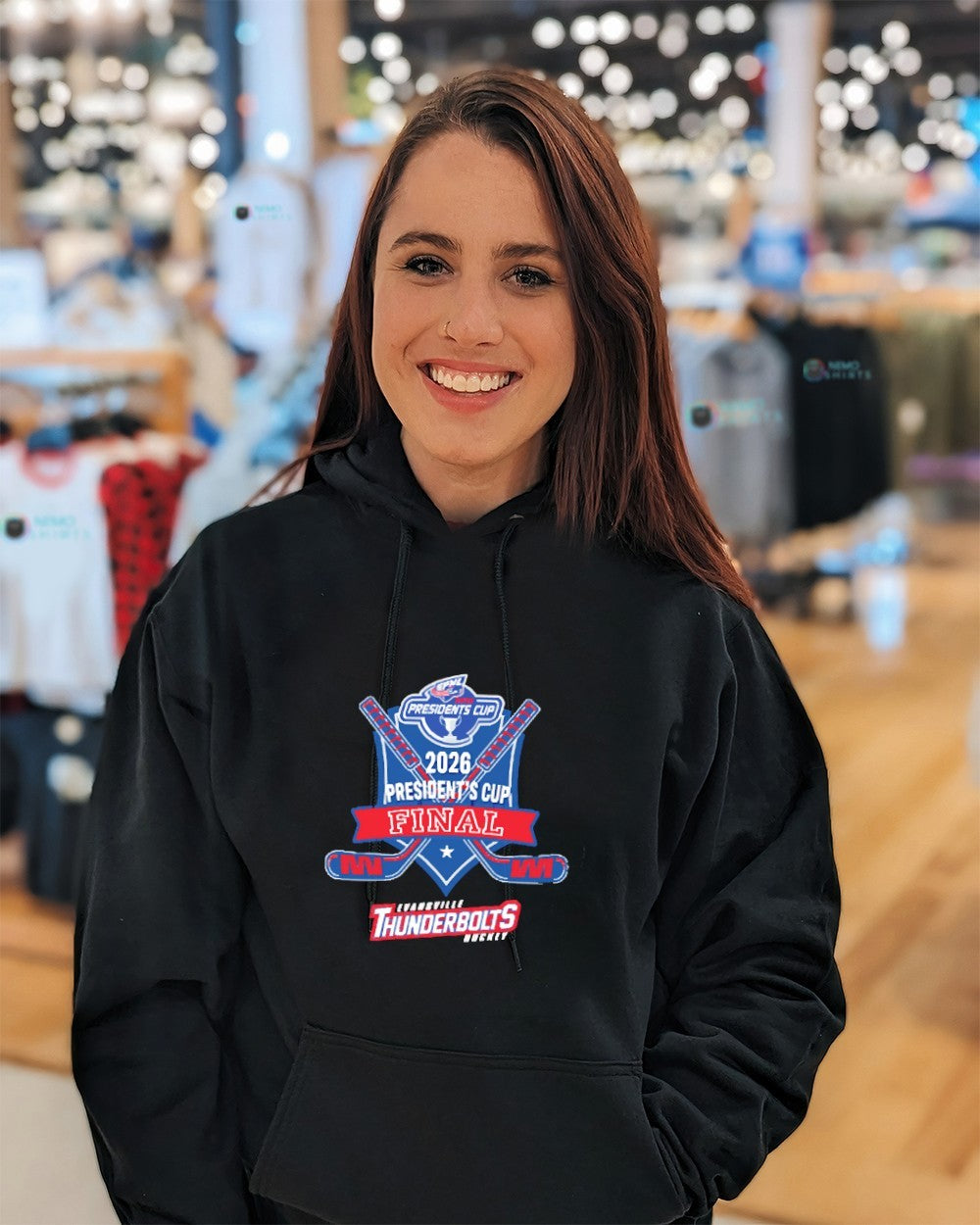 Evansville Thunderbolts hockey 2026 SPHL President’s Cup Final shirt