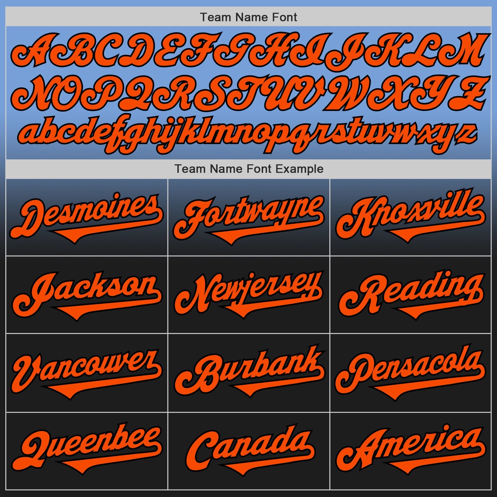 Custom Light Blue Orange-Black Authentic Fade Fashion Baseball Jersey