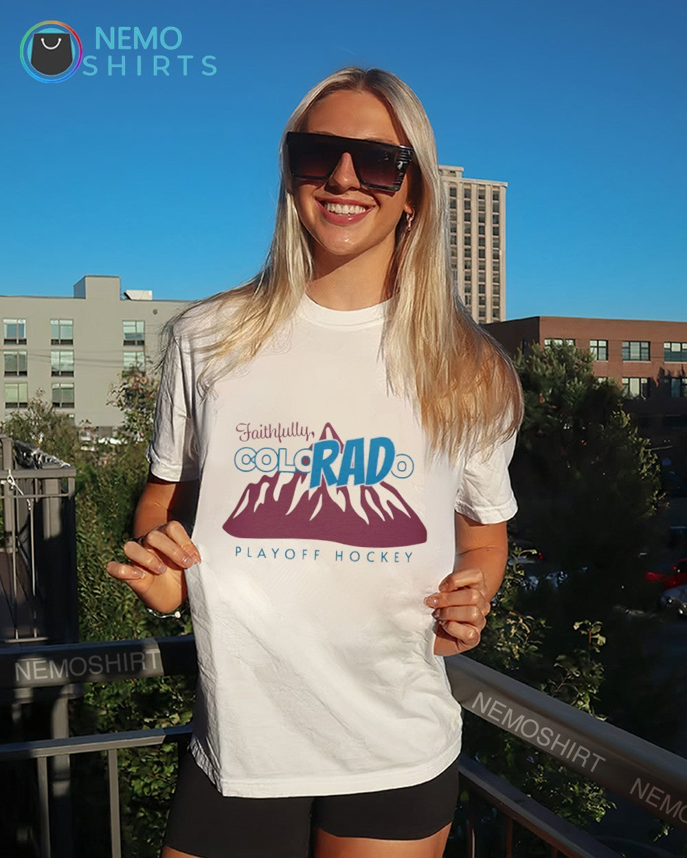 Faithfully Colorado Avalanche playoff hockey shirt