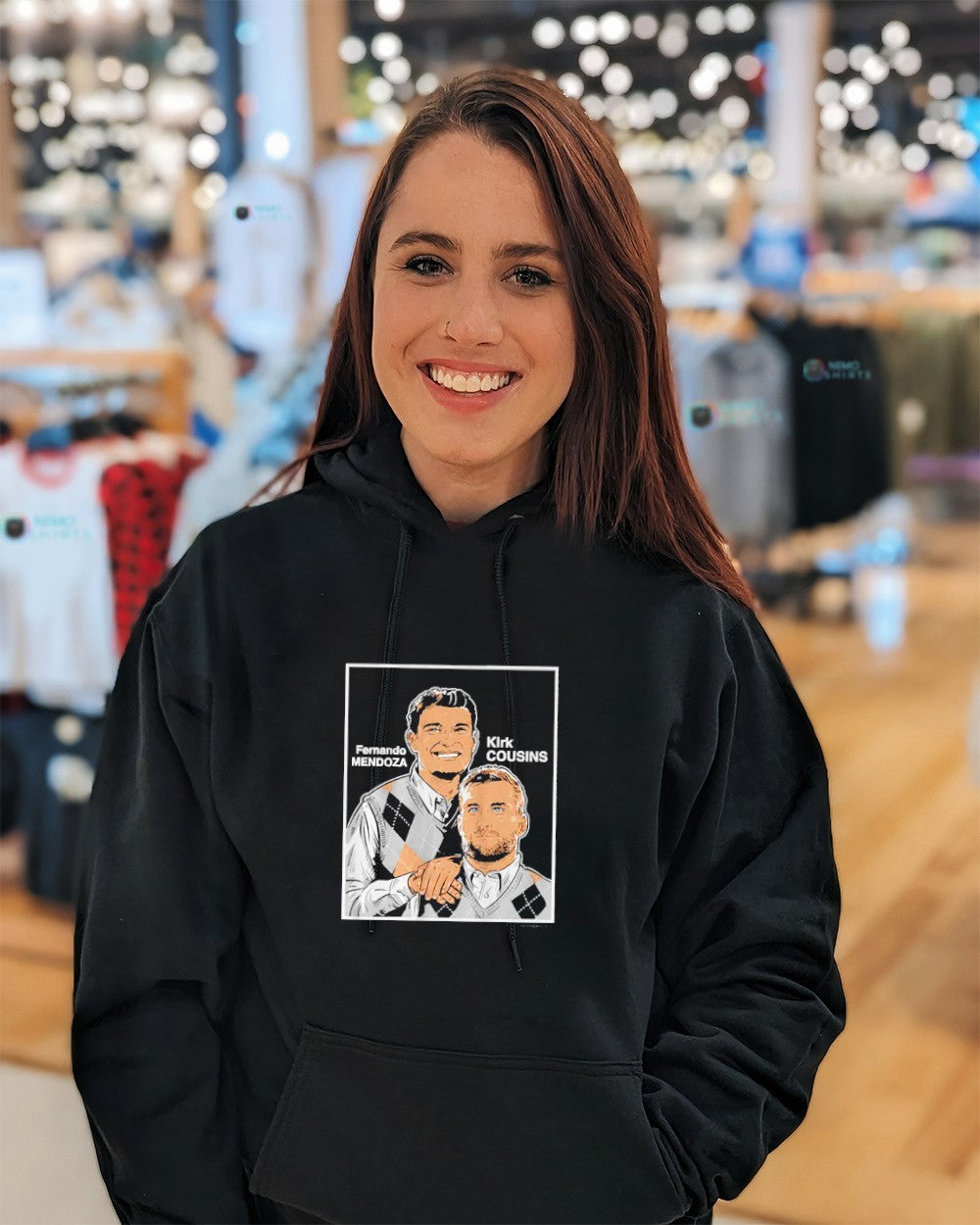 Fernando Mendoza and Kirk Cousins Step Brothers shirt