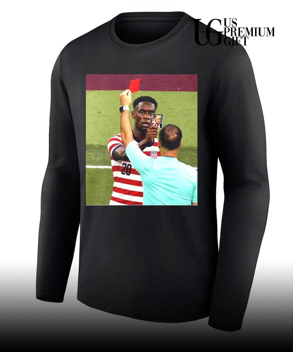 Folarin Balogun Trump Card USA Soccer shirt