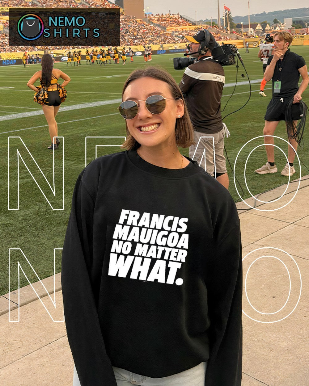 Francis Mauigoa no matter what New York Giants shirt