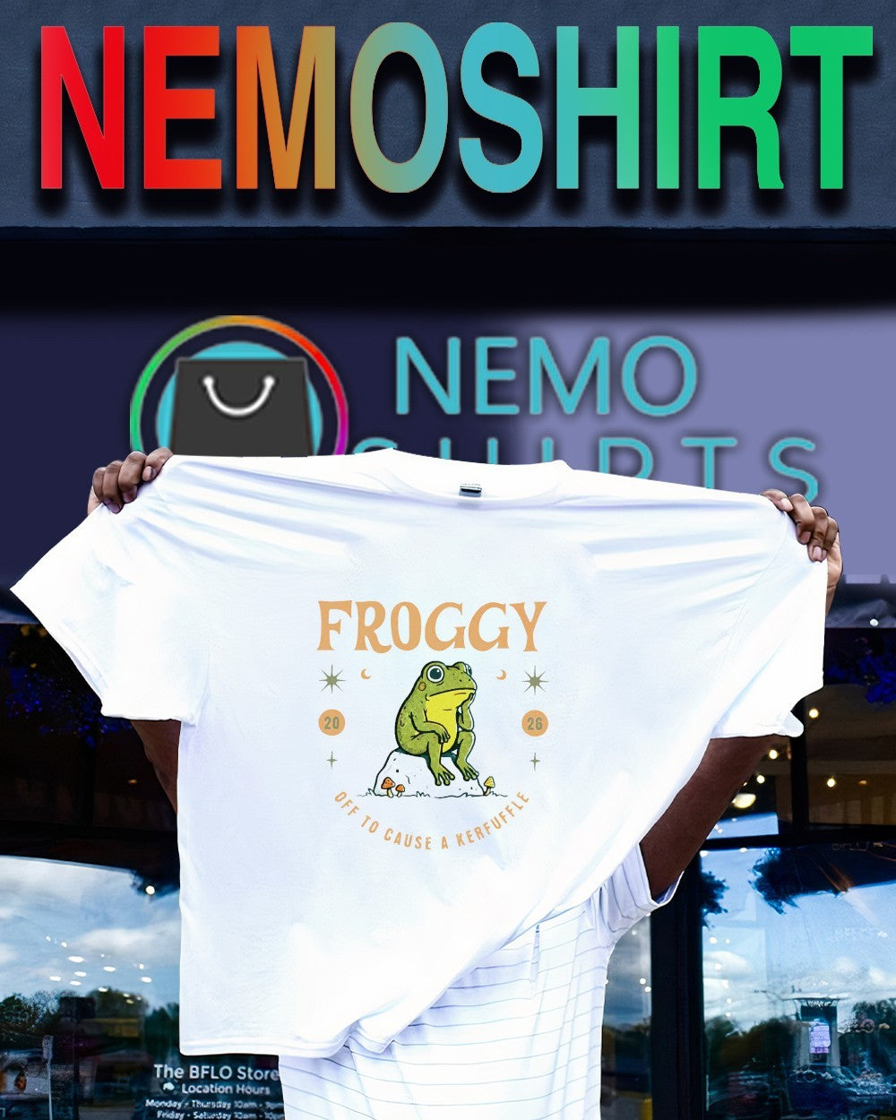 Froggy off to cause a kerfuffle 2026 shirt