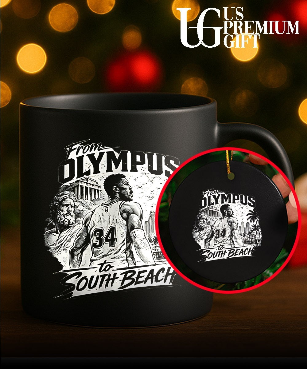 From Olympus To South Beach Greek Mythology Basketball shirt