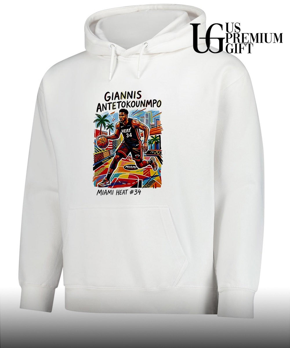 Giannis Antetokounmpo Miami Heat Trade Day Basketball shirt