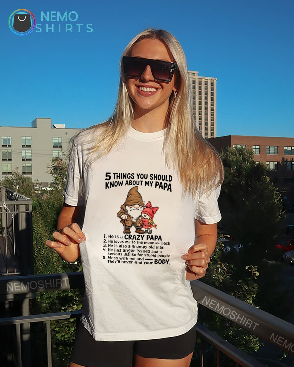 Gnomes 5 things you should know about my papa shirt