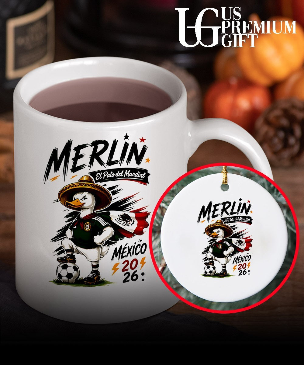 Goose Merlin El Pato del Mundial Mexico World Cup 2026 shirt