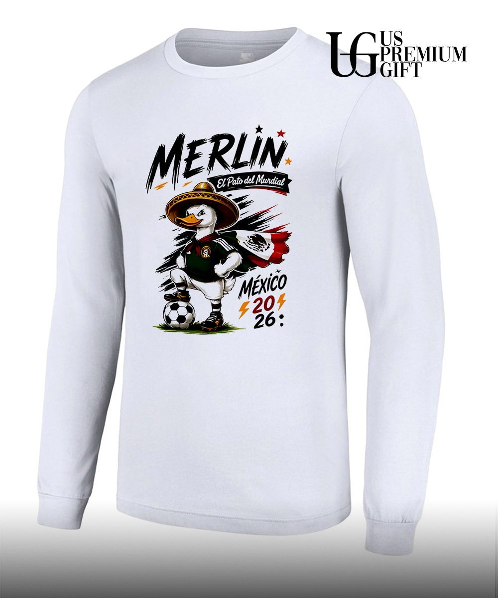 Goose Merlin El Pato del Mundial Mexico World Cup 2026 shirt