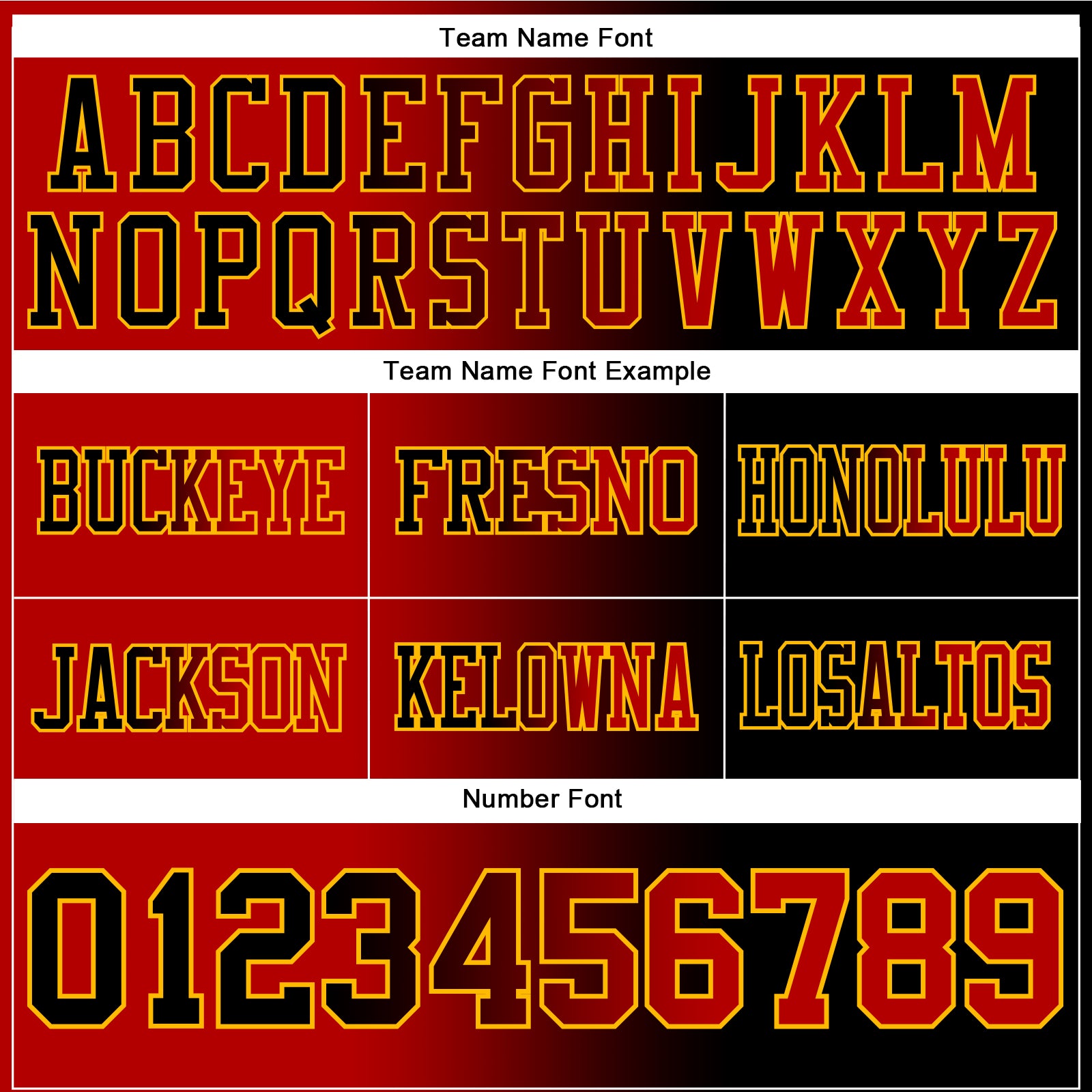 Custom Black Red-Gold Authentic Gradient Fashion Football Jersey