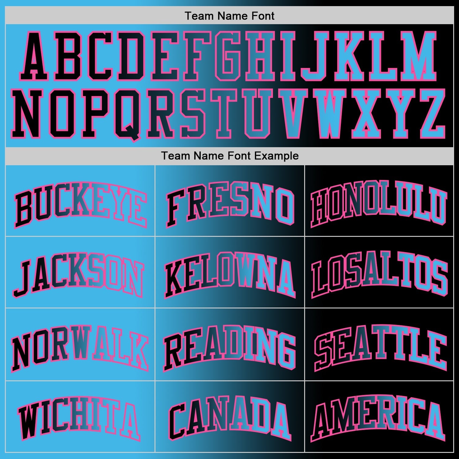 Custom Black Sky Blue-Pink Authentic Gradient Fashion Basketball Jersey