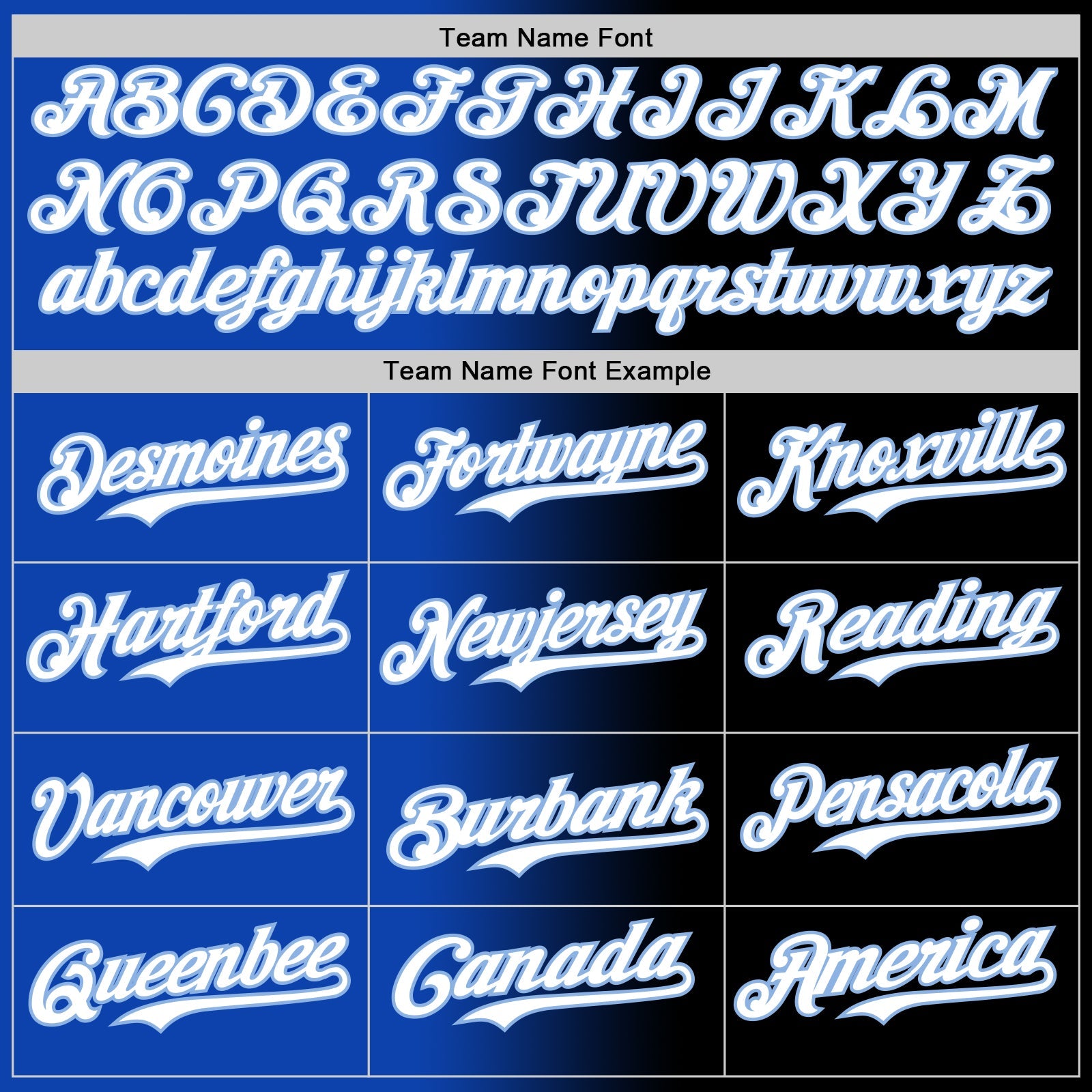 Custom Black White Thunder Blue-Light Blue Authentic Gradient Fashion Baseball Jersey