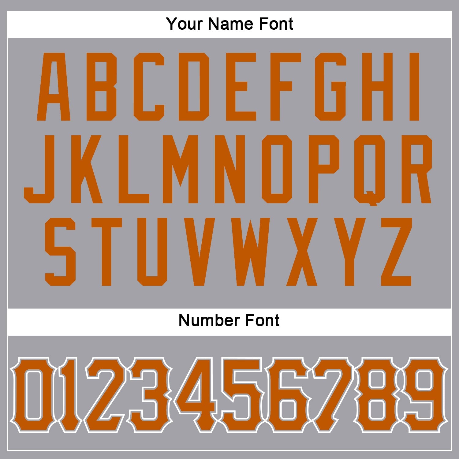 Custom Gray Texas Orange-White Authentic Baseball Jersey