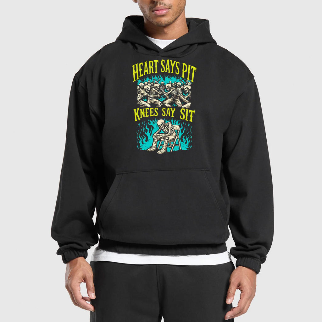 Heart Says Pit Knees Say Sit Shirt