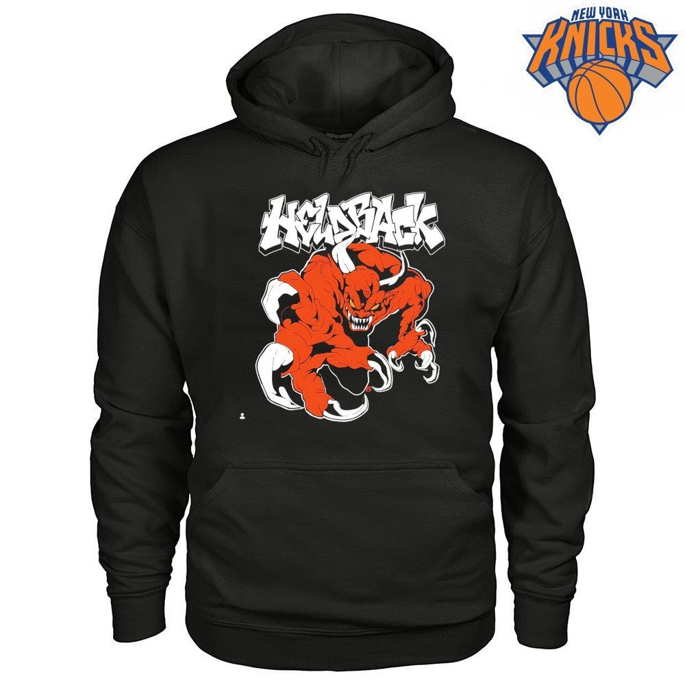 Heldback Demon Monster Graffiti Streetwear Heavy Metal Graphic Shirt