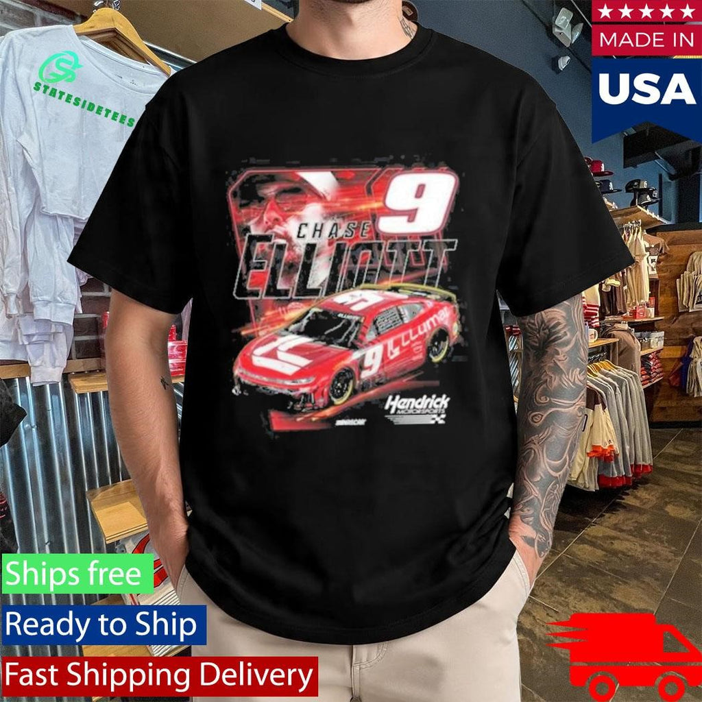 Hendrick Motorsports Chase Elliott #9 Llumar Black T-Shirt