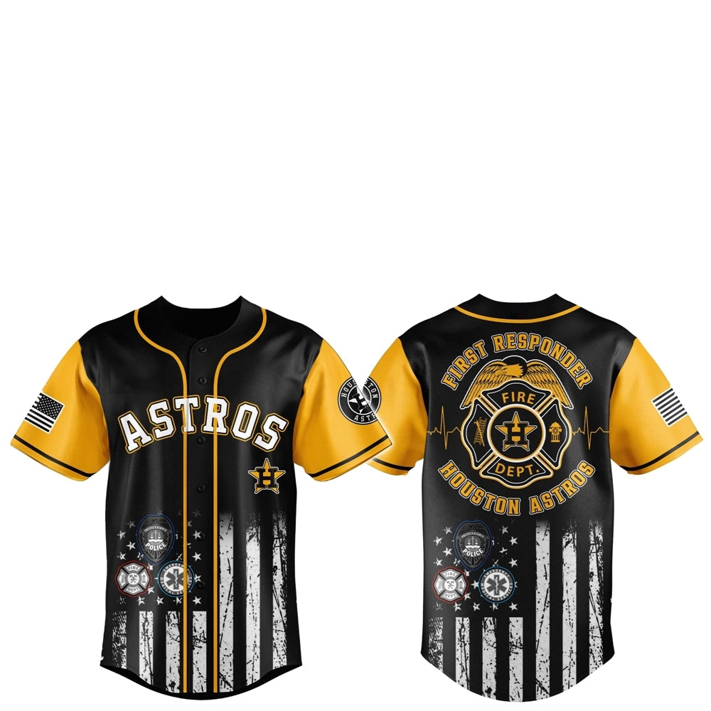 Houston Astros First Responders 2025 Baseball Jersey Jogger Hat - Grishko.com