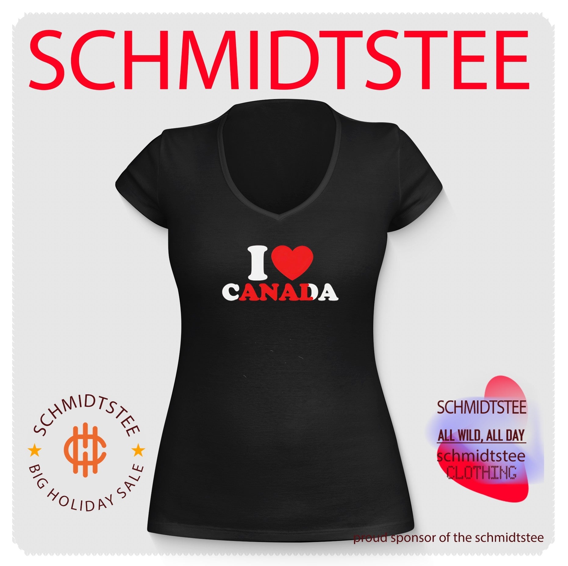 I Heart Canada Canadian Pride Patriotic shirt