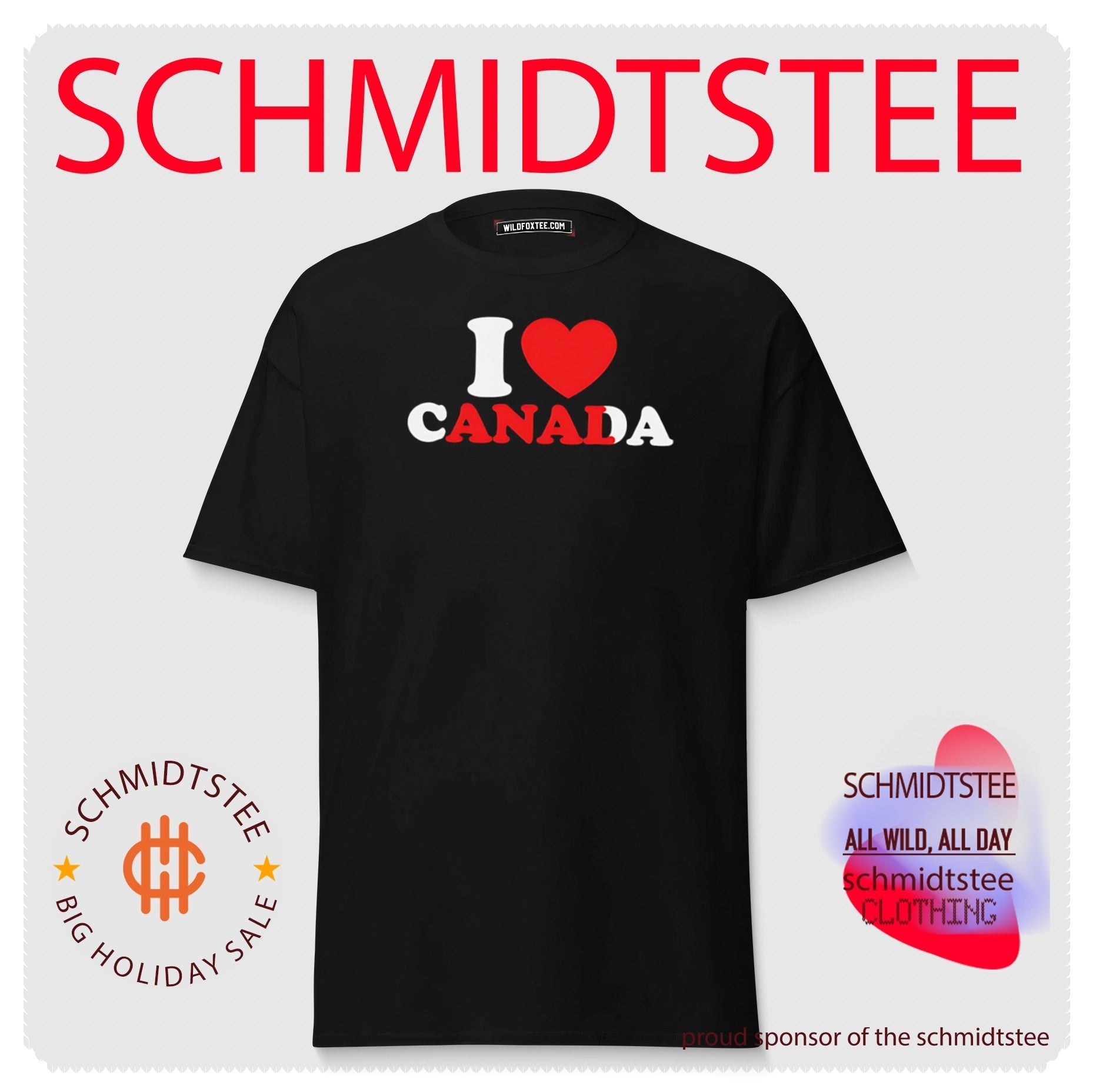 I Heart Canada Canadian Pride Patriotic shirt