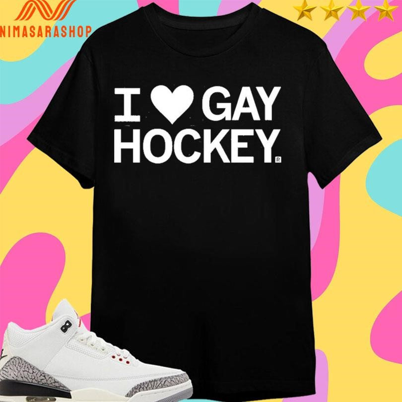 I Heart Gay Hockey Shirts