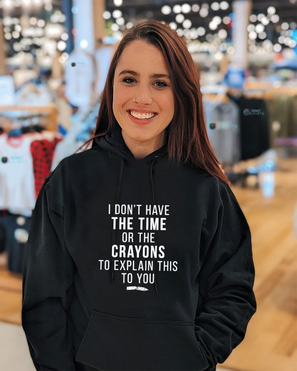 I don’t have the time or the crayons shirt