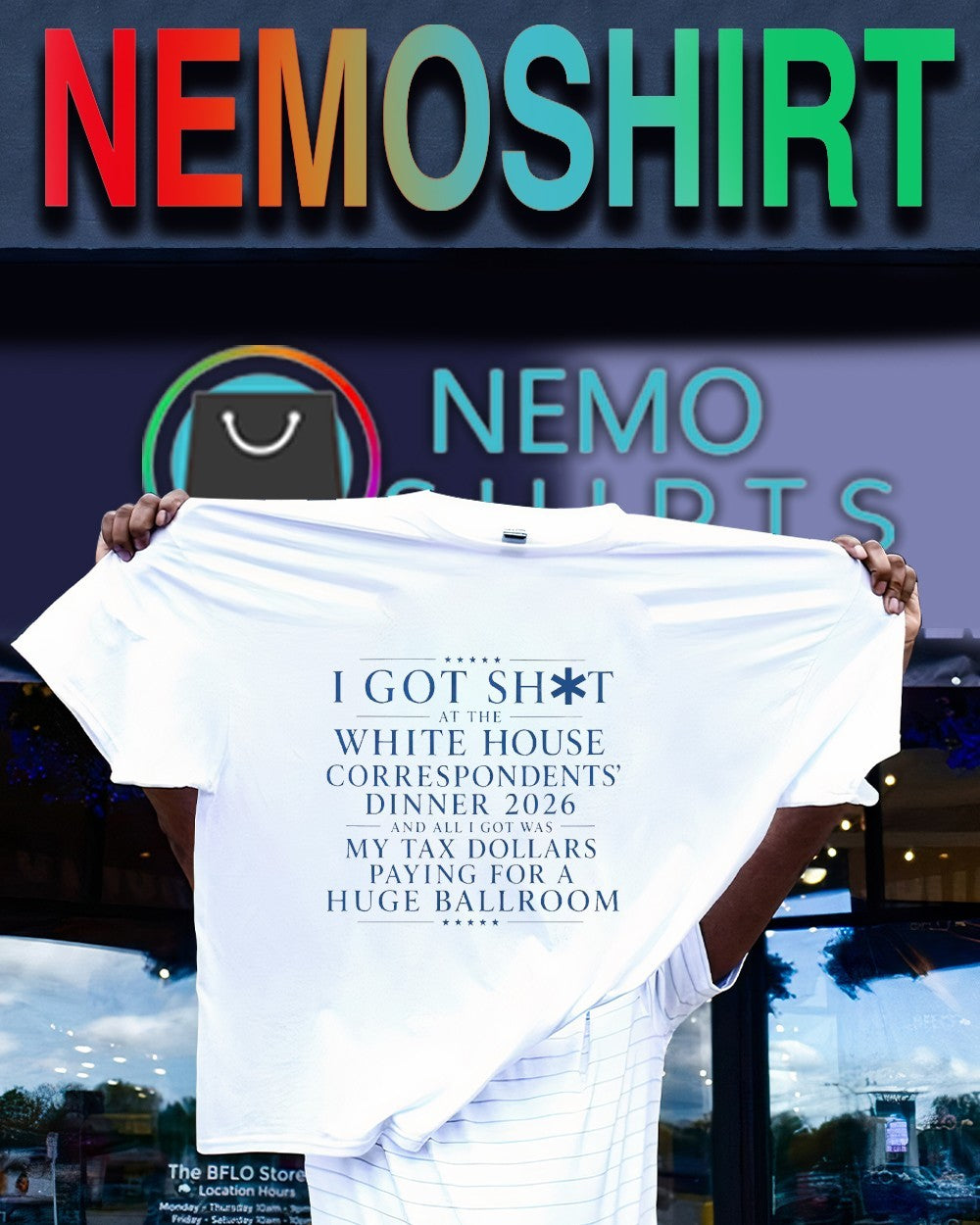 I got a shirt at the White House correspondents dinner 2026 shirt