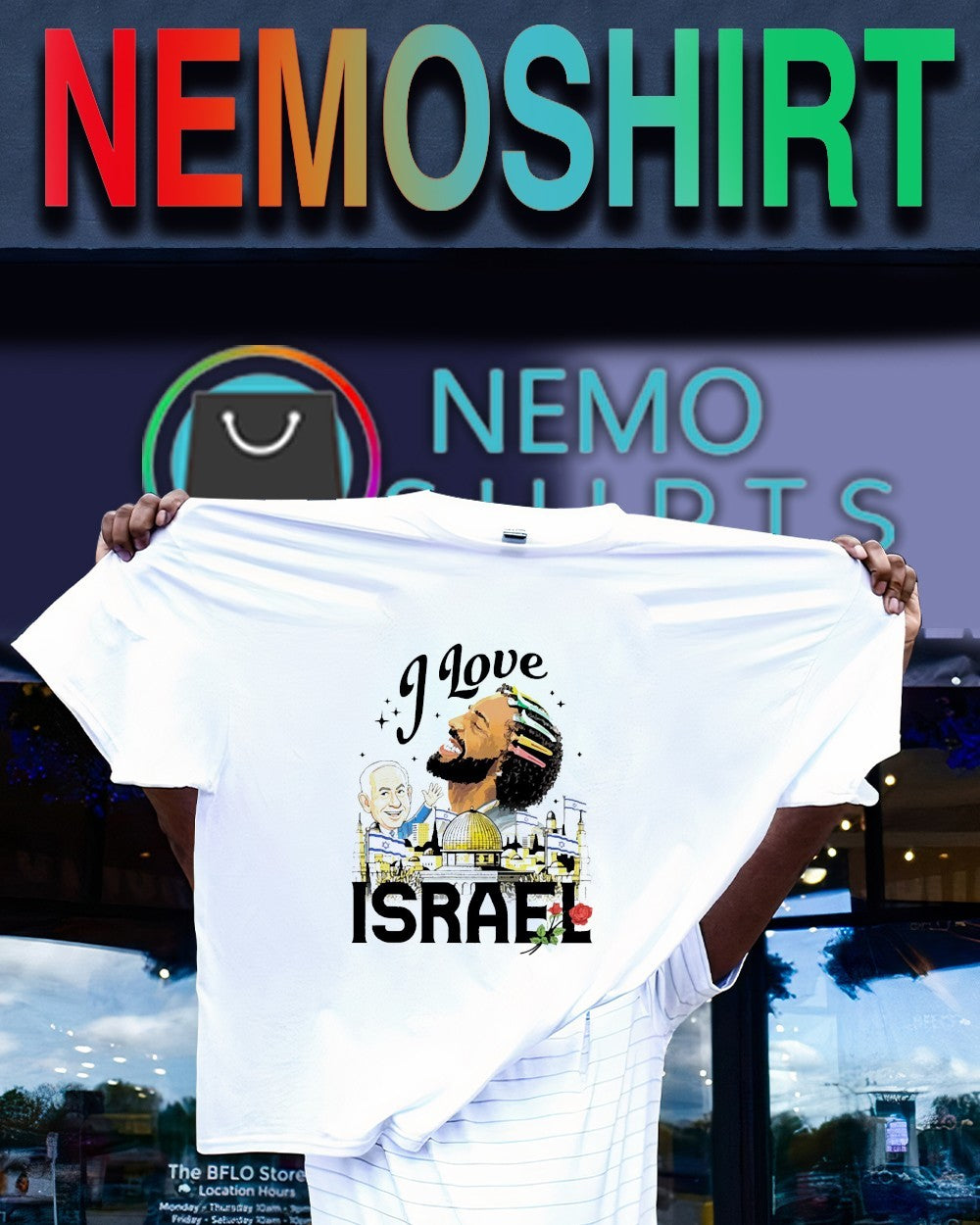 I love Israel Kendrick Lamar Benjamin Netanyahu shirt