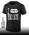 I love emo boys heart razor blade shirt