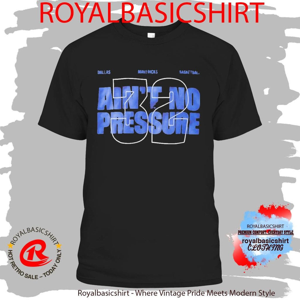 Jason Kidd with Ain’t No Pressure 32 Cooper Flagg Shirt