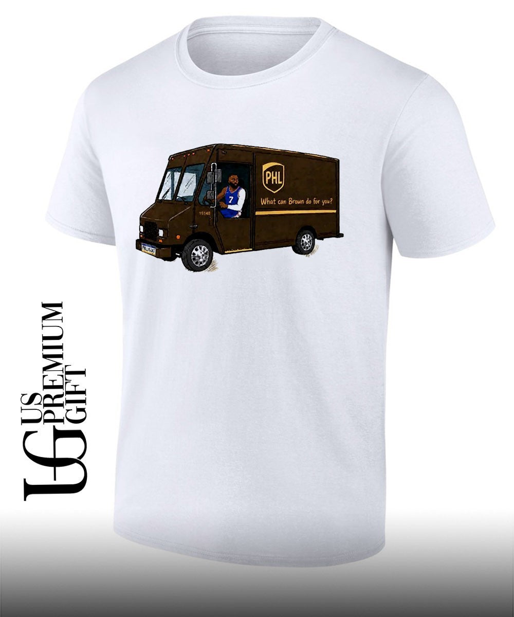 Jaylen Brown driving car PHL What Can Brown Do For You shirt
