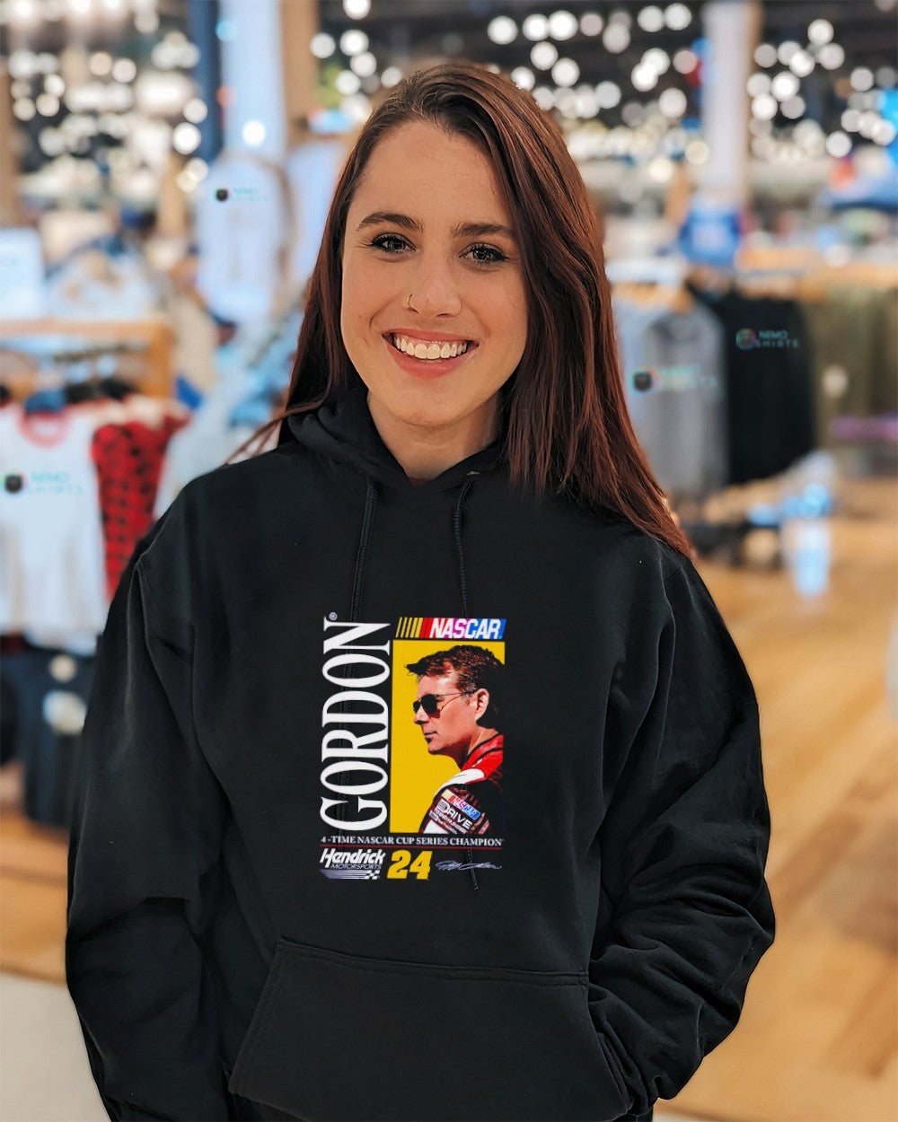 Jeff Gordon 4 time Nascar Cup Series Champion signature shirt