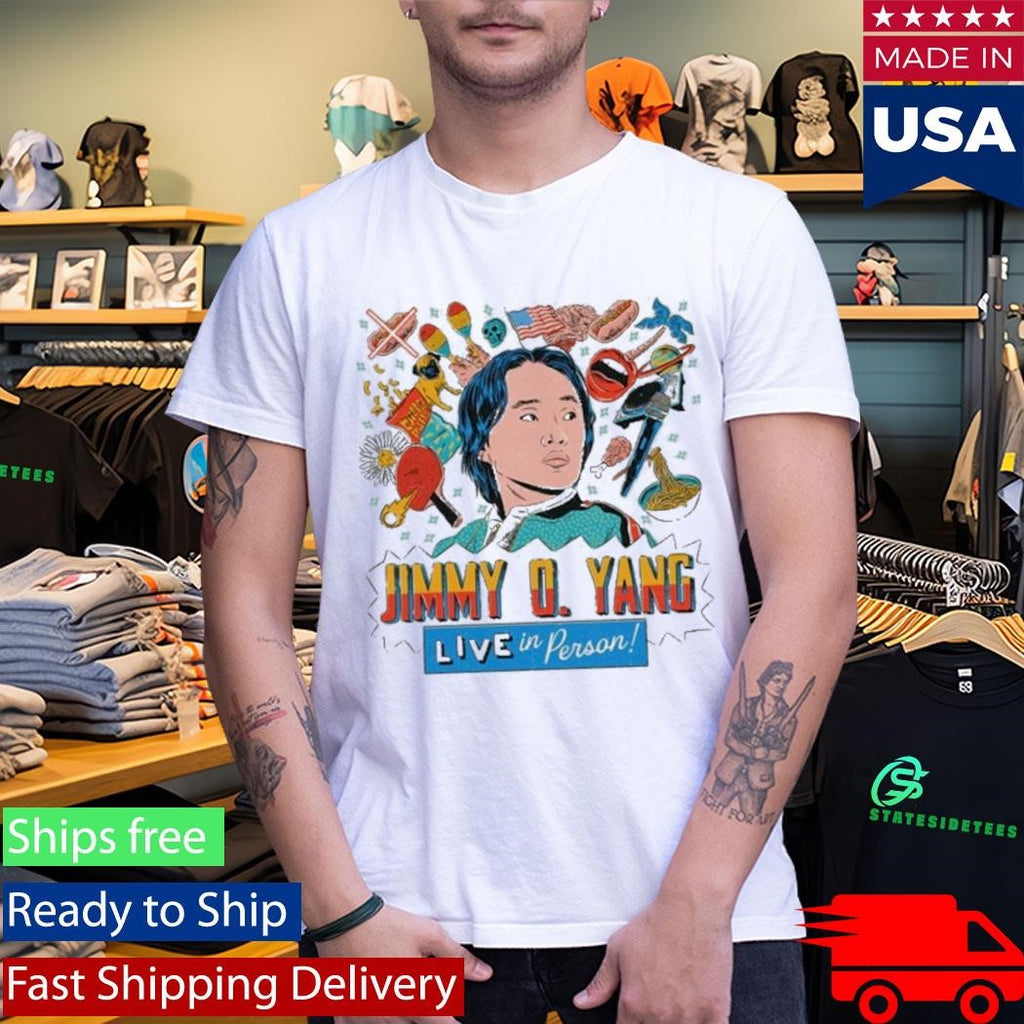 Jimmy O. Yang Live In Person Cartoon Shirt