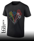 Just Fireworks over Wrigley shirt