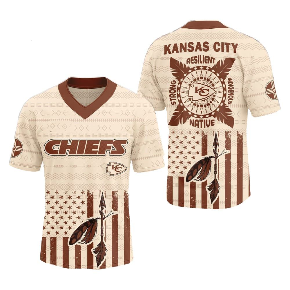 KC Chiefs Native American Jersey 2025 - Grishko.com