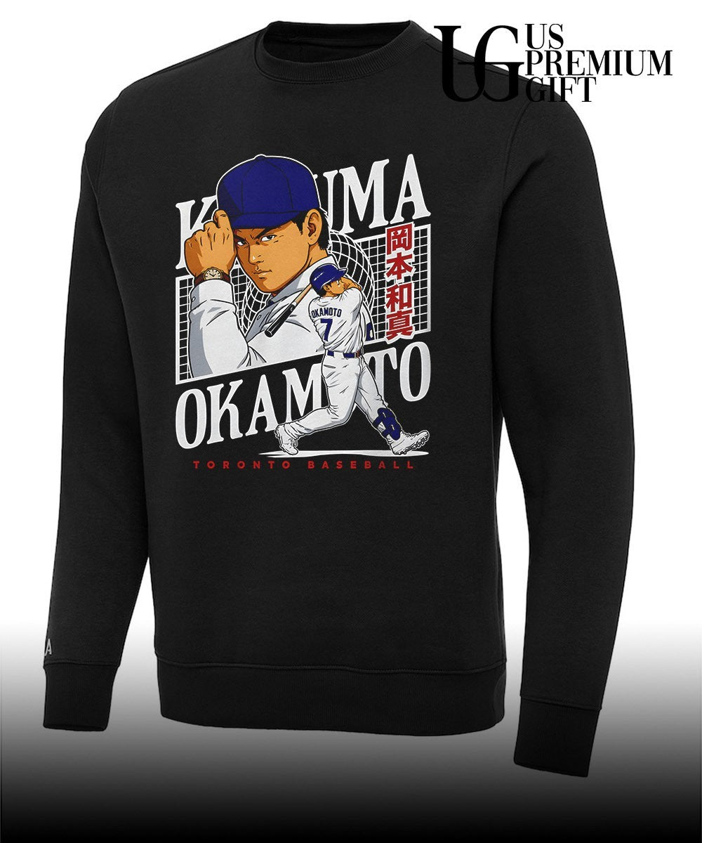 Kazuma Okamoto Yomiuri 7 Toronto Blue Jays Baseball shirt