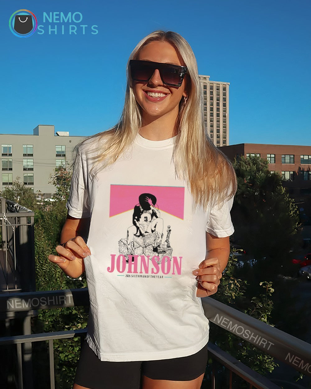 Keldon Johnson 2026 Sixth Man of the Year award shirt