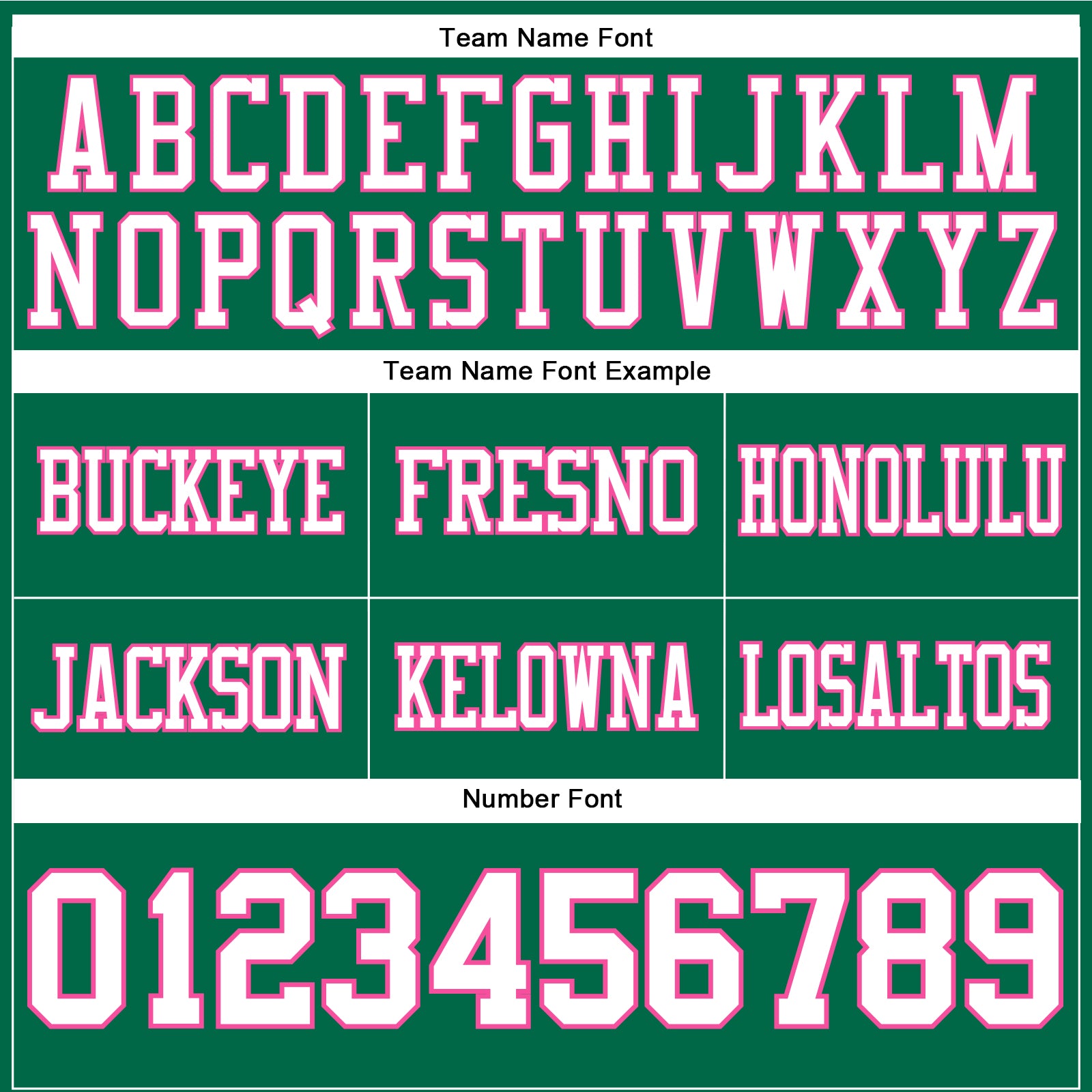 Custom Kelly Green White-Pink Authentic Football Jersey