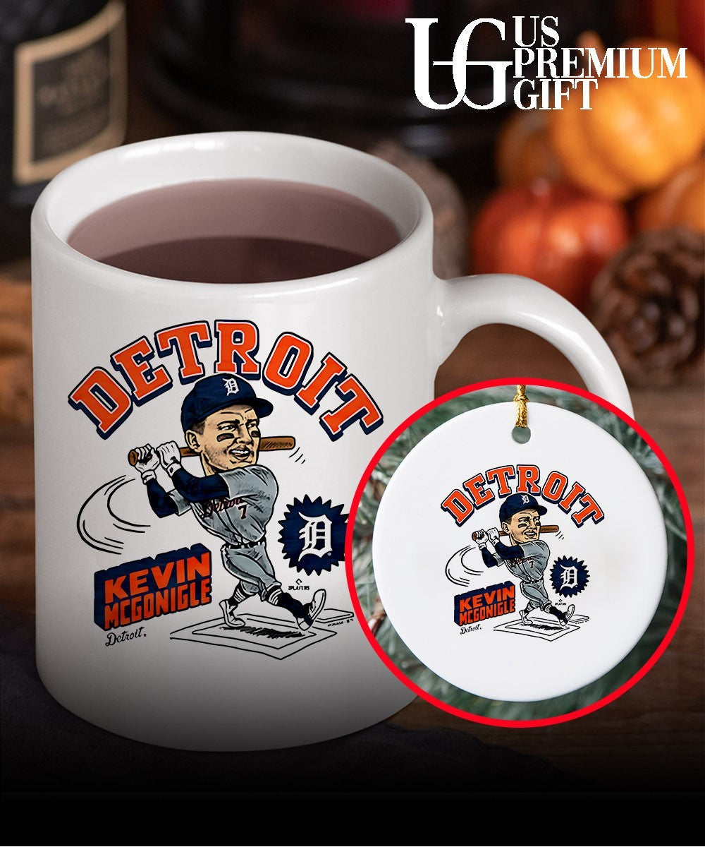 Kevin McGonigle Detroit Tigers MLB caricature shirt