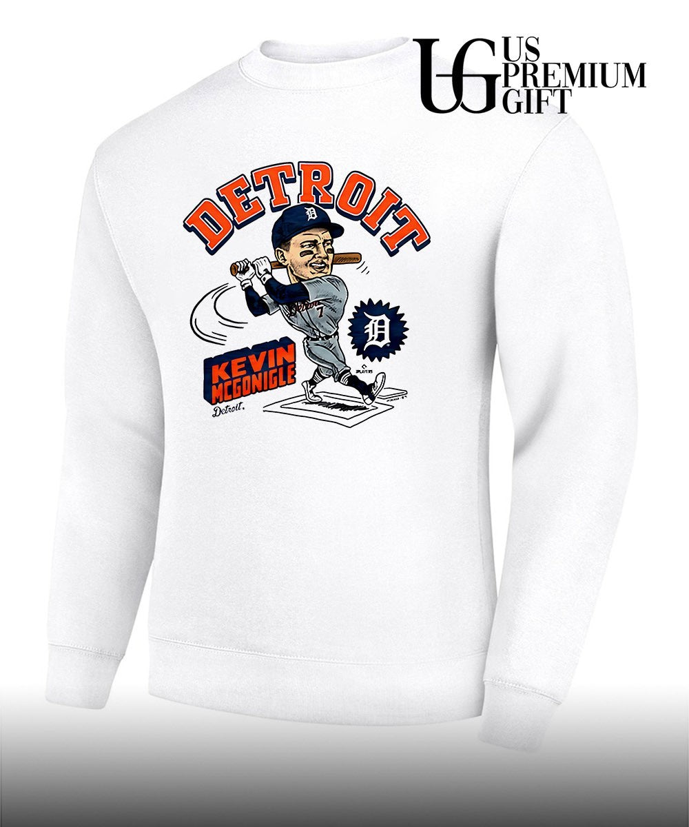 Kevin McGonigle Detroit Tigers MLB caricature shirt