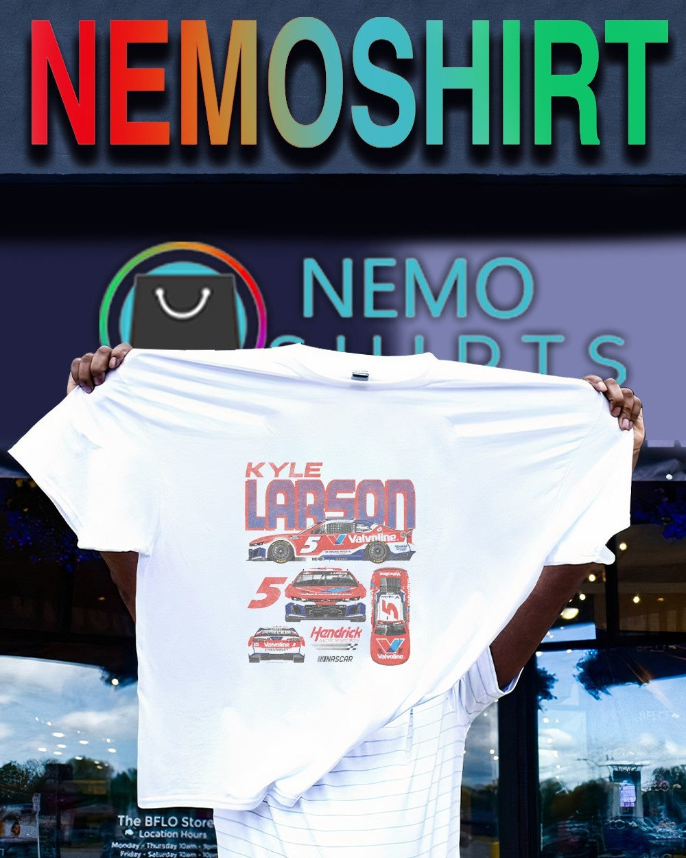 Kyle Larson NASCAR Hendrick Motorsports 5 racing shirt