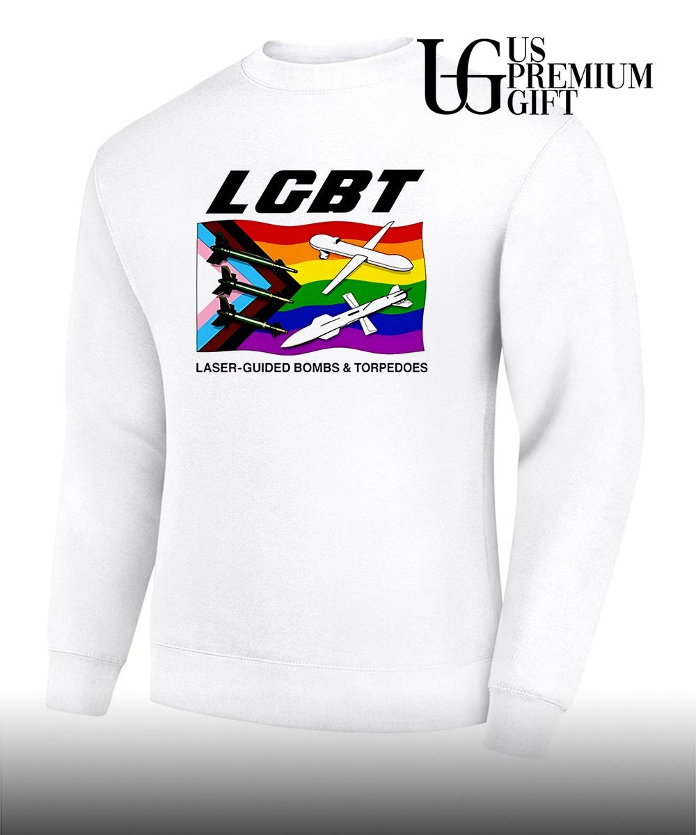 LGBT Laser Guided Bombs and Torpedoes flag shirt