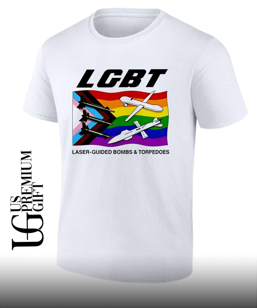 LGBT Laser Guided Bombs and Torpedoes flag shirt