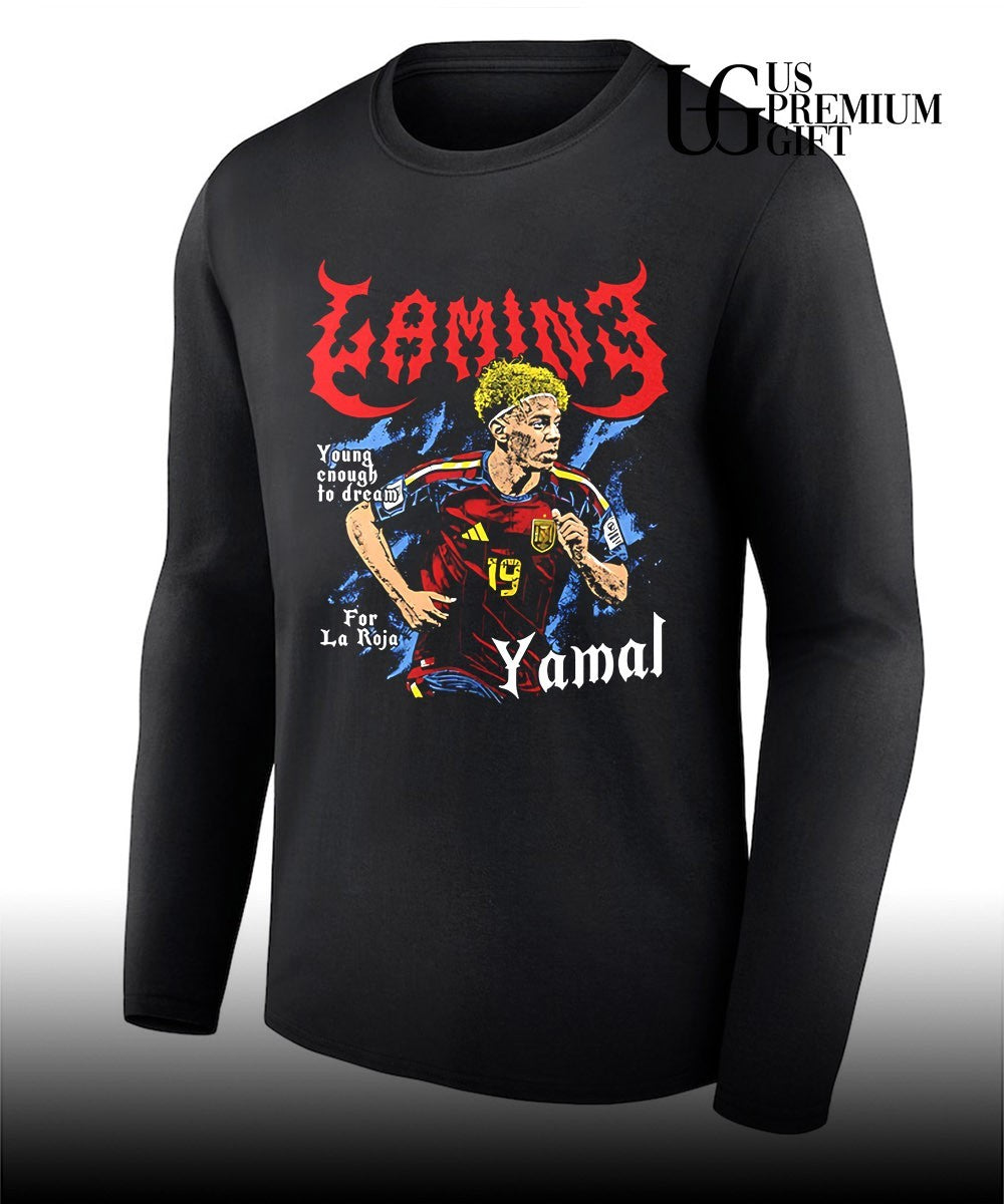 Lamine Yamal Spain National Team La Roja Young enough to dream Gaming shirt
