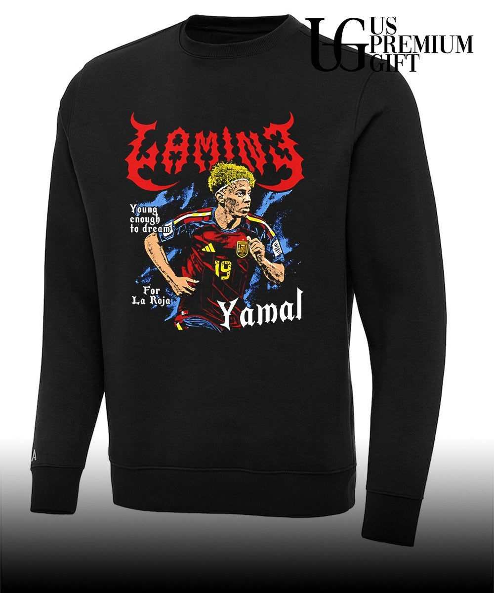 Lamine Yamal Spain National Team La Roja Young enough to dream Gaming shirt