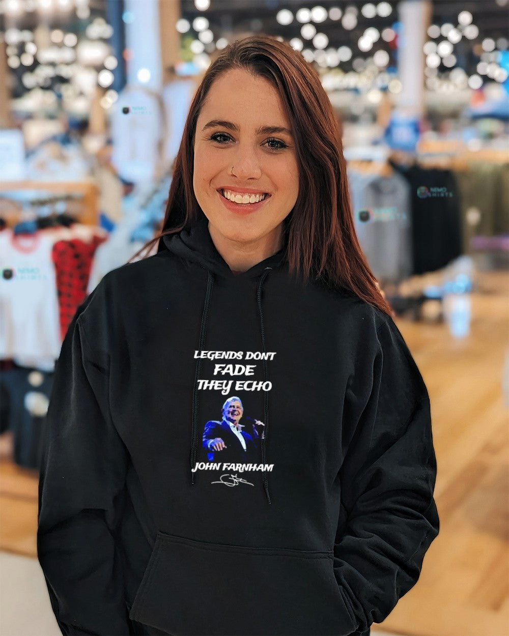 Legends don’t fade they echo John Farnham shirt