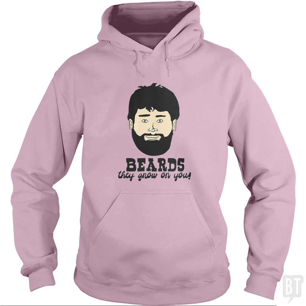 Beards: They Grow On You! Hoodie