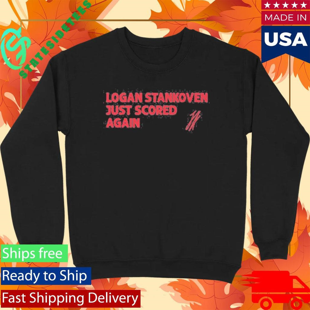 Logan Stankoven Just Scored Again Shirt