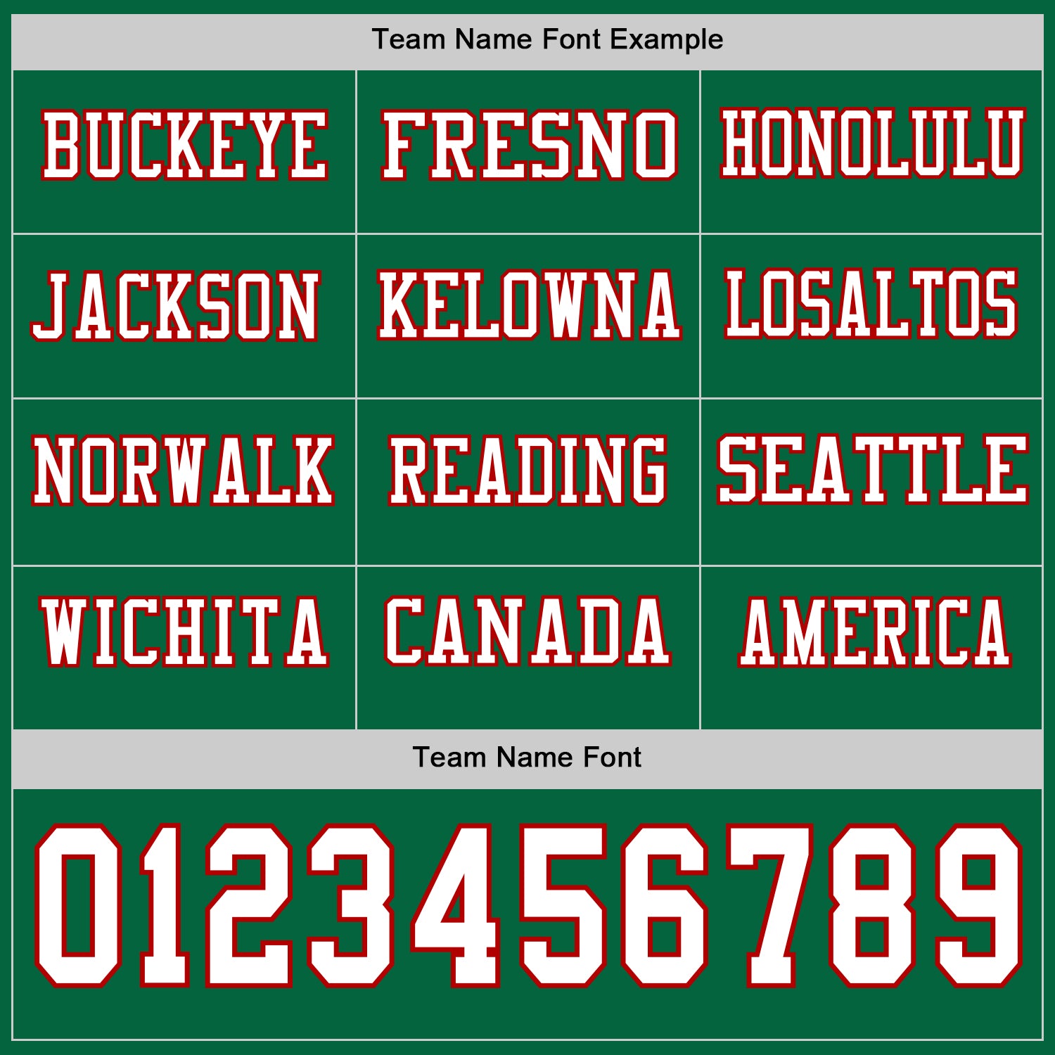 Custom Kelly Green White-Red Long Sleeve Authentic Football Jersey