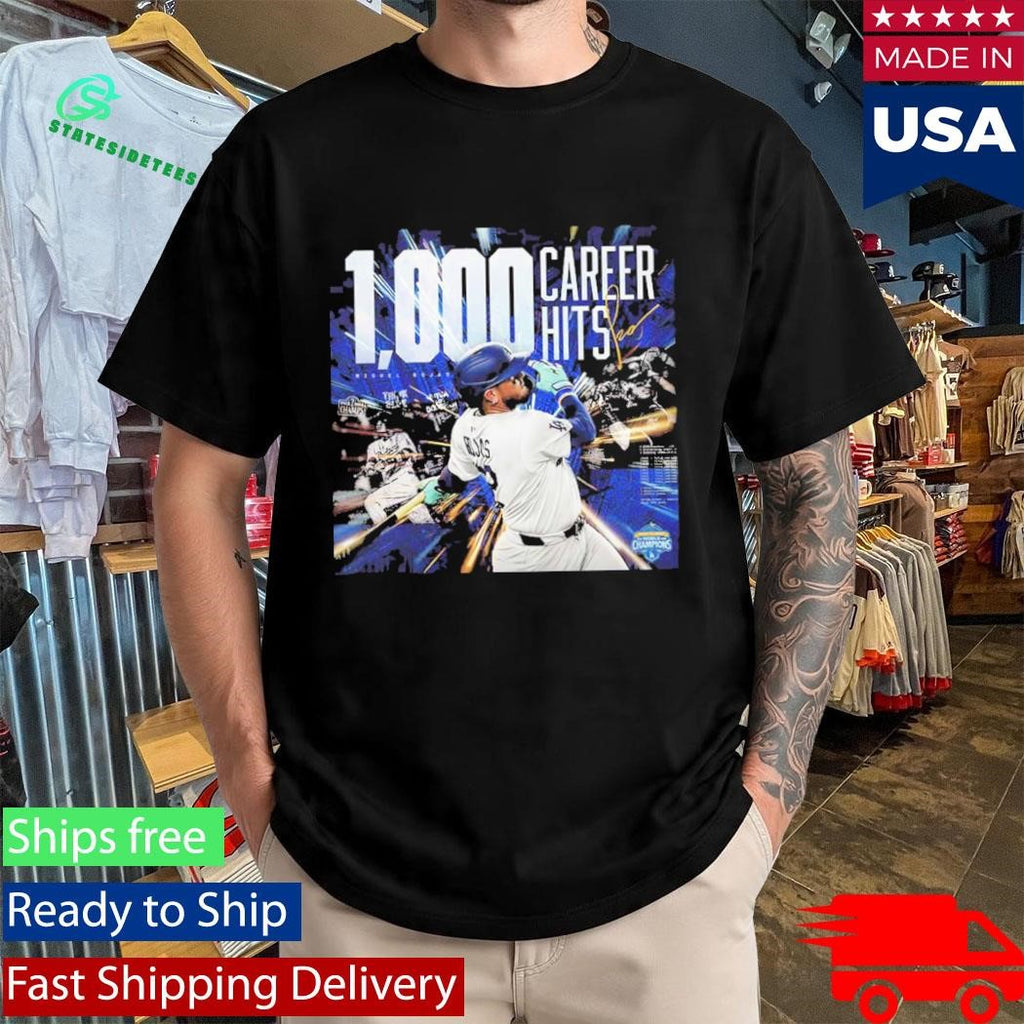 Los Angeles Dodgers Miguel Rojas 1000 Hits Career Shirt